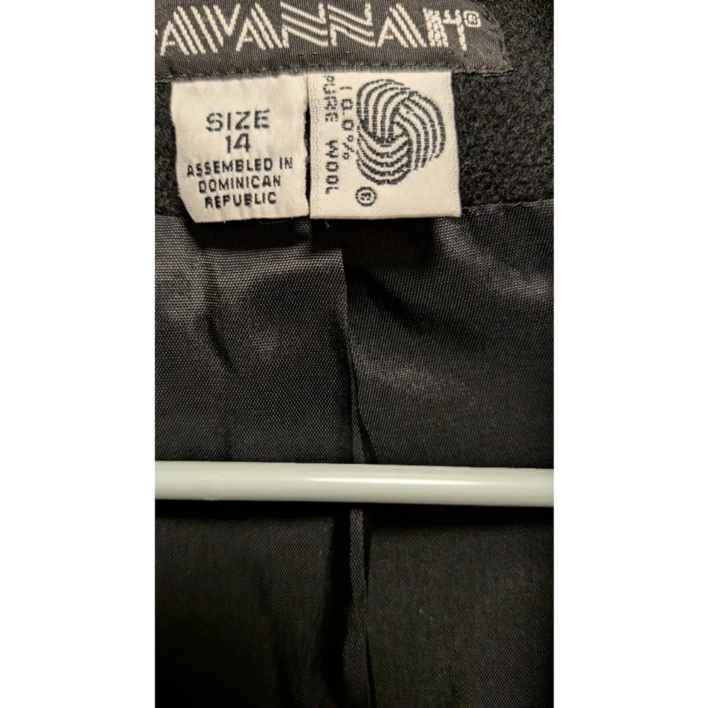 Vintage savannah Wool Blazer size 14 - Picture 3 of 4